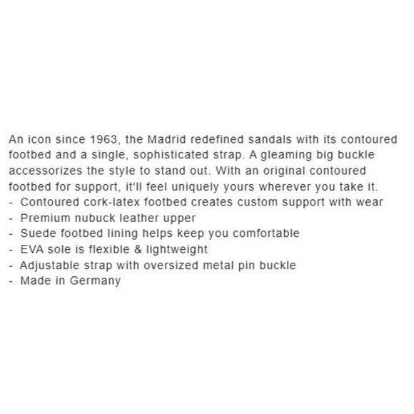 Birkenstock Madrid Big Buckle Matcha Green Nubuck Leather Slide Sandals EU40 NIB - Picture 14 of 14